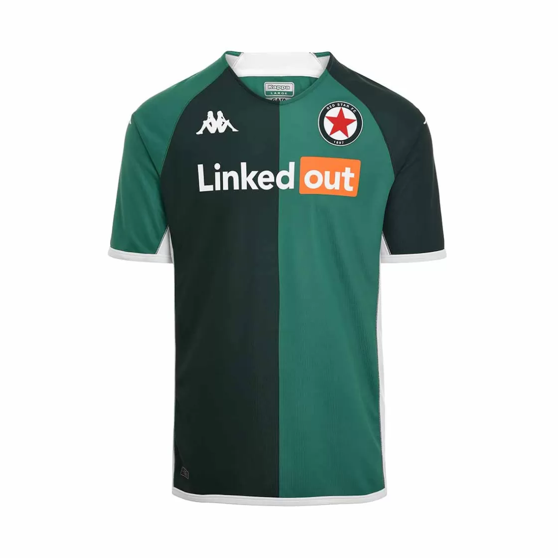 Enfant Kappa Maillots | Maillot Kombat Home Red Star Fc 22/23 Vert Enfant