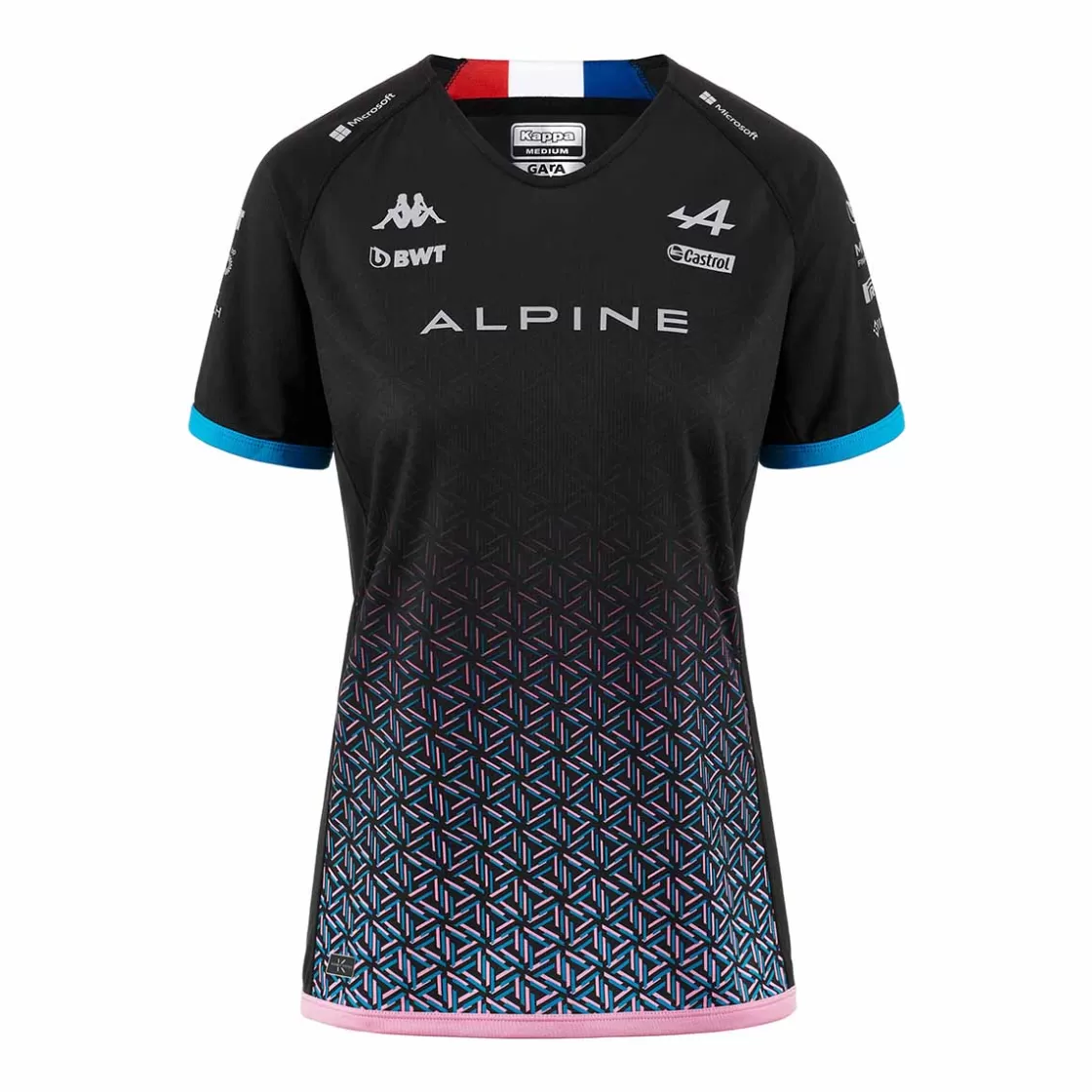 Homme Kappa Maillots | Maillot Kombat Lady Ocon Bwt Alpine F1 Team 2023 Femme Noir