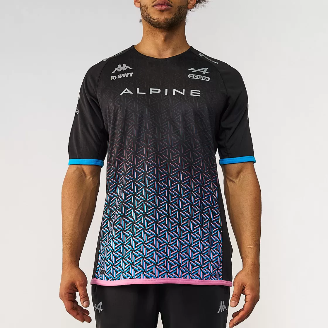 Homme Kappa Maillots | Maillot Kombat Ocon Bwt Alpine F1 Team 2023 Homme Noir