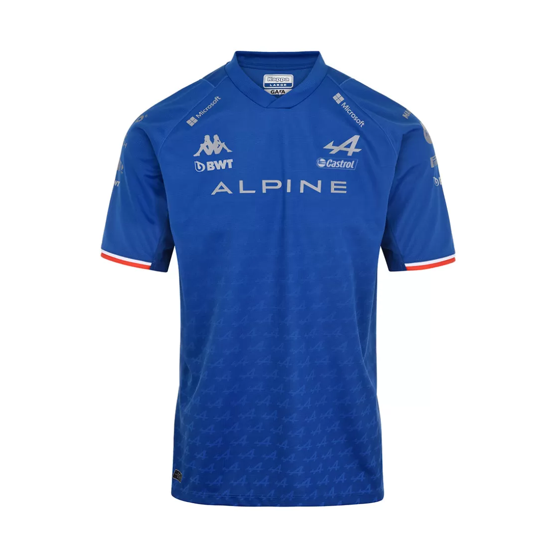 Enfant Kappa Maillots | Maillot Kombat Ocon Bwt Alpine F1 Team Bleu Enfant