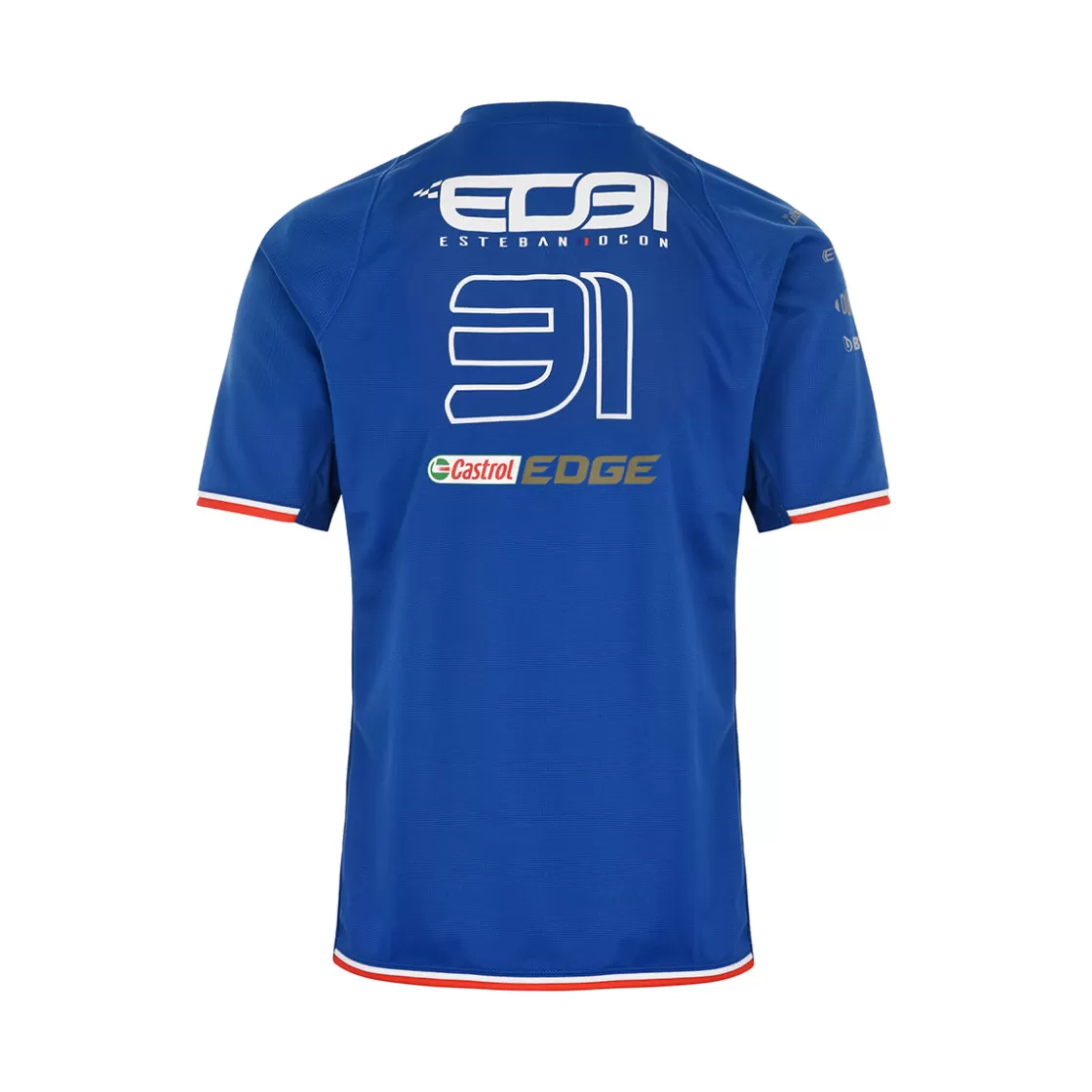 Enfant Kappa Maillots | Maillot Kombat Ocon Bwt Alpine F1 Team Bleu Enfant