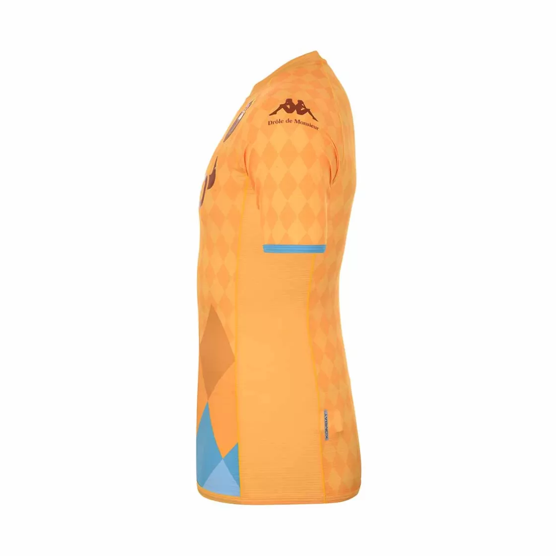 Homme Kappa Maillots | Maillot Kombat Pro Drole De Monsieur X X As Monaco Homme Jaune
