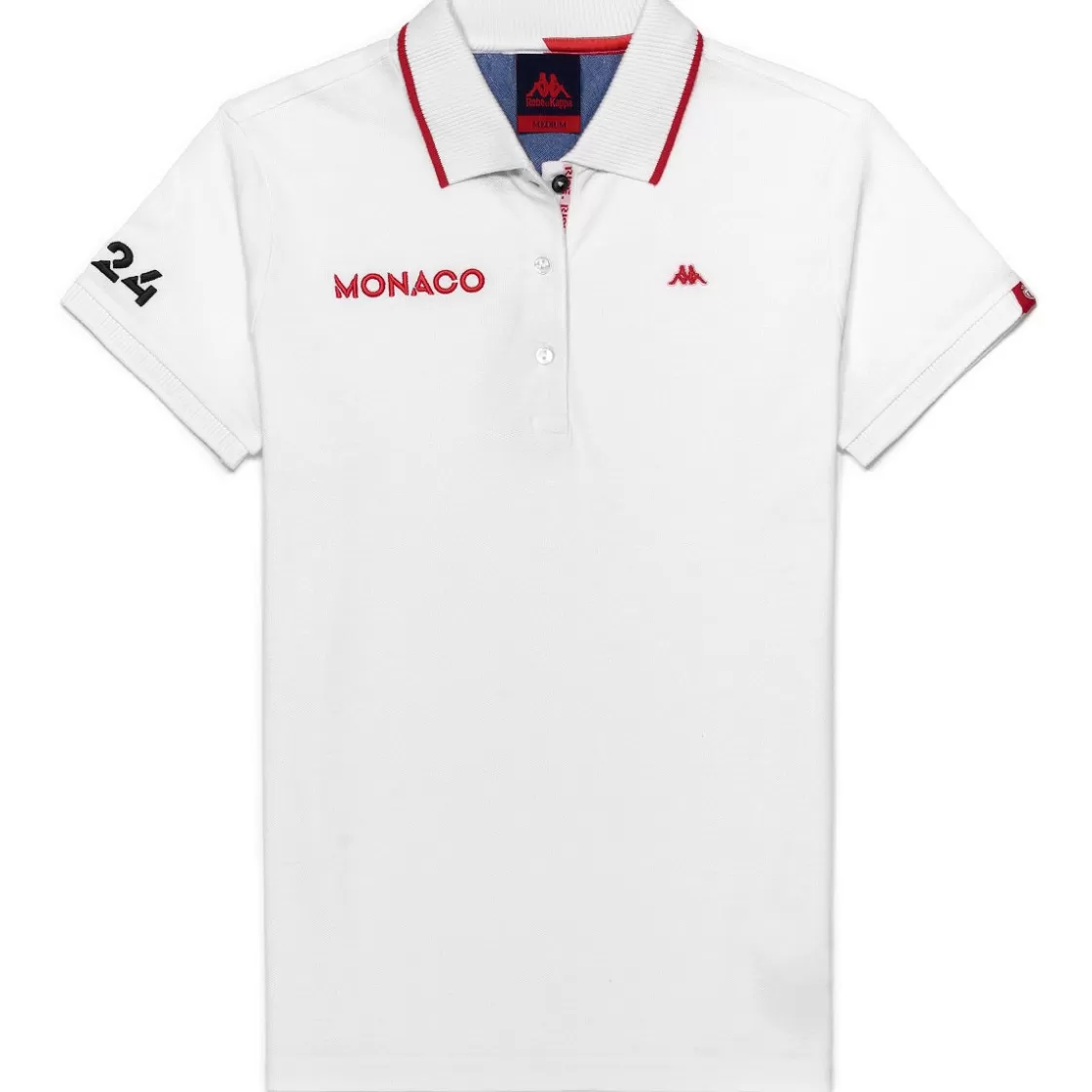 Femme Kappa Polos | Polo Femme Lou Robe Di - As Monaco 2023 Blanc