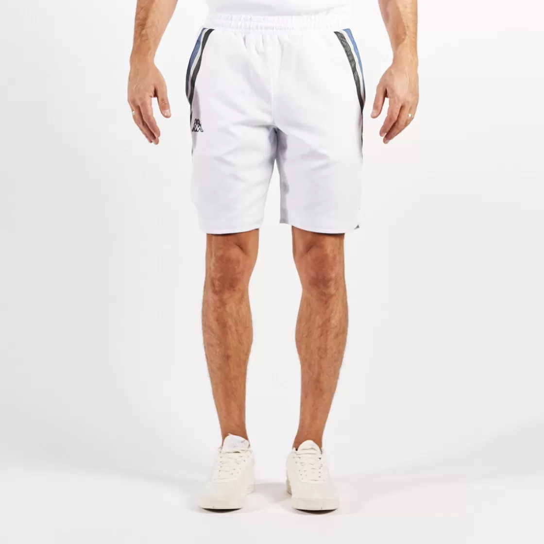 Homme Kappa Shorts | Short Ijude Blanc Homme