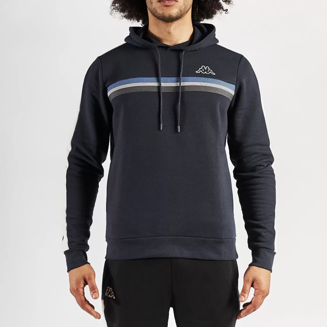 Homme Kappa Sweatshirts & Hoodies | Sweatshirt Imagin Bleu Homme