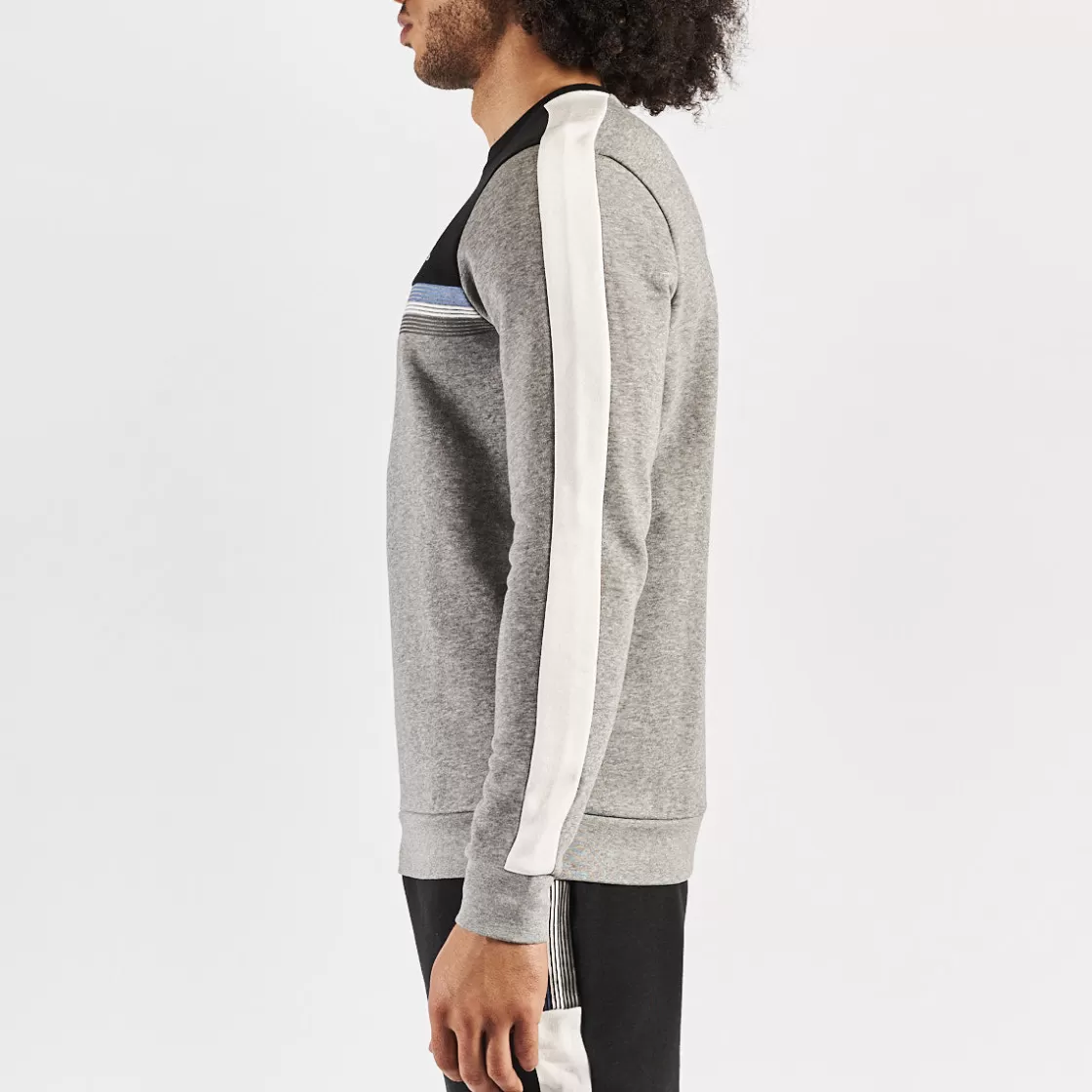Homme Kappa Sweatshirts & Hoodies | Sweatshirt Irisson Gris Homme